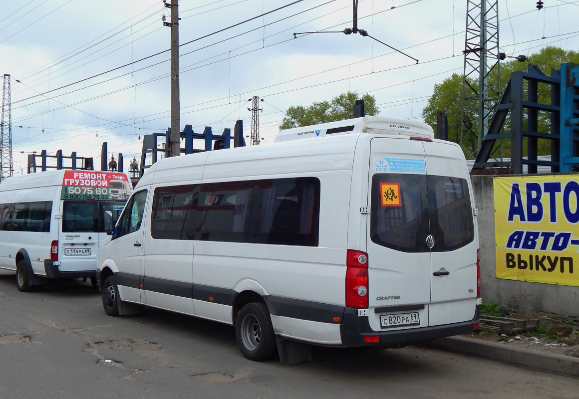 Тверская область, Луидор-223702 (Volkswagen Crafter) № С 820 РА 69 — Фото —  Автобусный транспорт