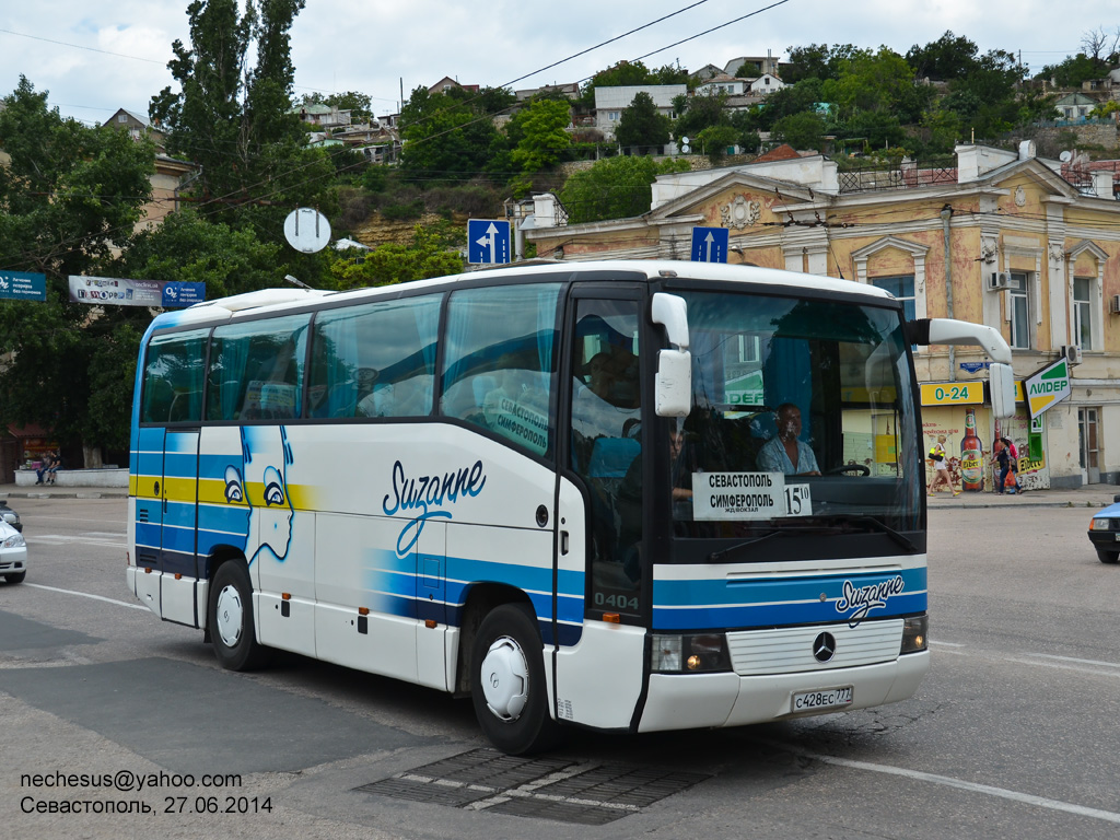 Севастополь, Mercedes-Benz O404-10RHD № С 428 ЕС 777 — Фото — Автобусный  транспорт