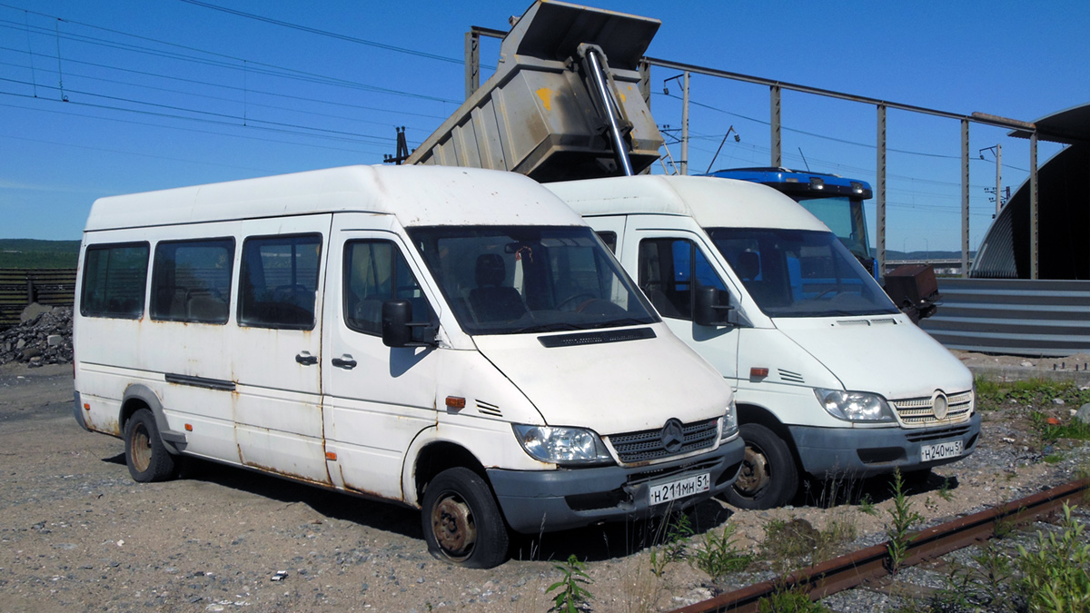 Мурманская область, Mercedes-Benz Sprinter W904 408CDI № Н 211 МН 51 — Фото  — Автобусный транспорт