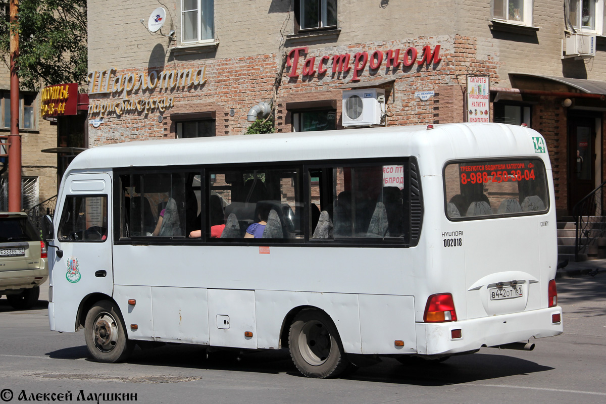 Rostov region, Hyundai County SWB C08 (RoAZ) # 002018