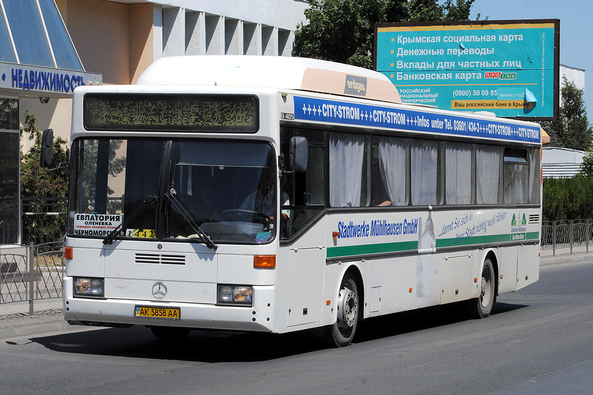 Республика Крым, Mercedes-Benz O405 CNG № AK 5858 AA — Фото — Автобусный  транспорт