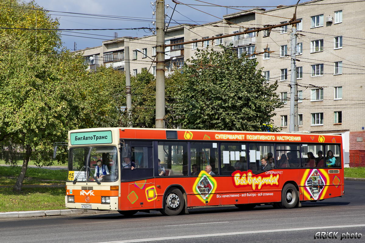 Vladimir region, Mercedes-Benz O405N2 # В 762 МТ 33