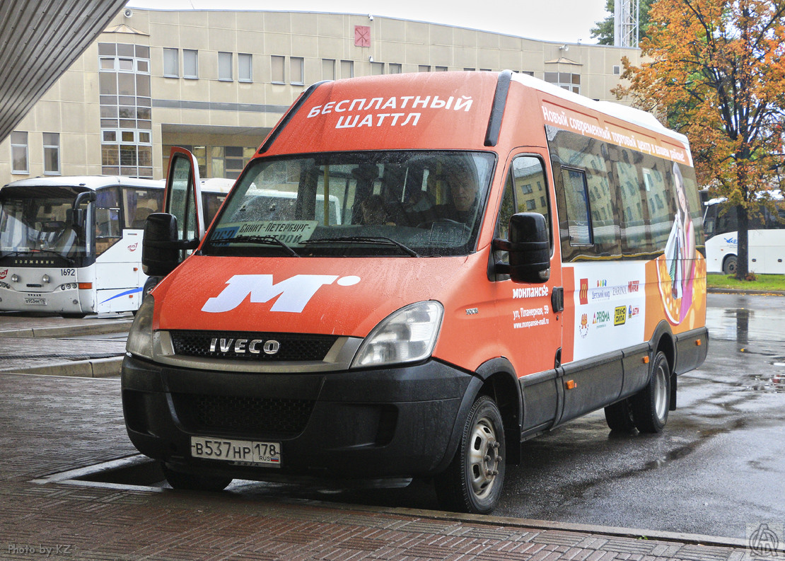 Санкт-Петербург, Нижегородец-2227UU (IVECO Daily) № В 537 НР 178 — Фото —  Автобусный транспорт