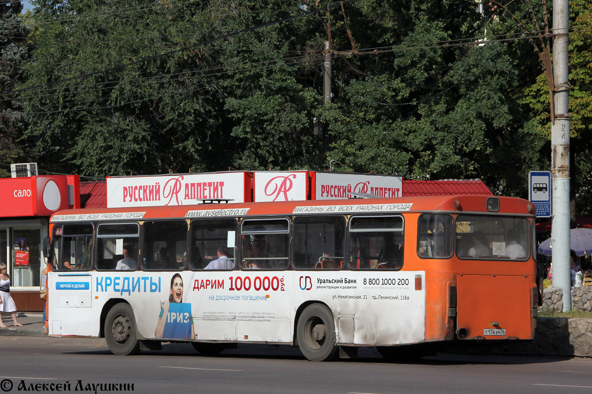 Воронежская область, MAN 192 SL200 № Т 176 ХМ 36 — Фото — Автобусный  транспорт