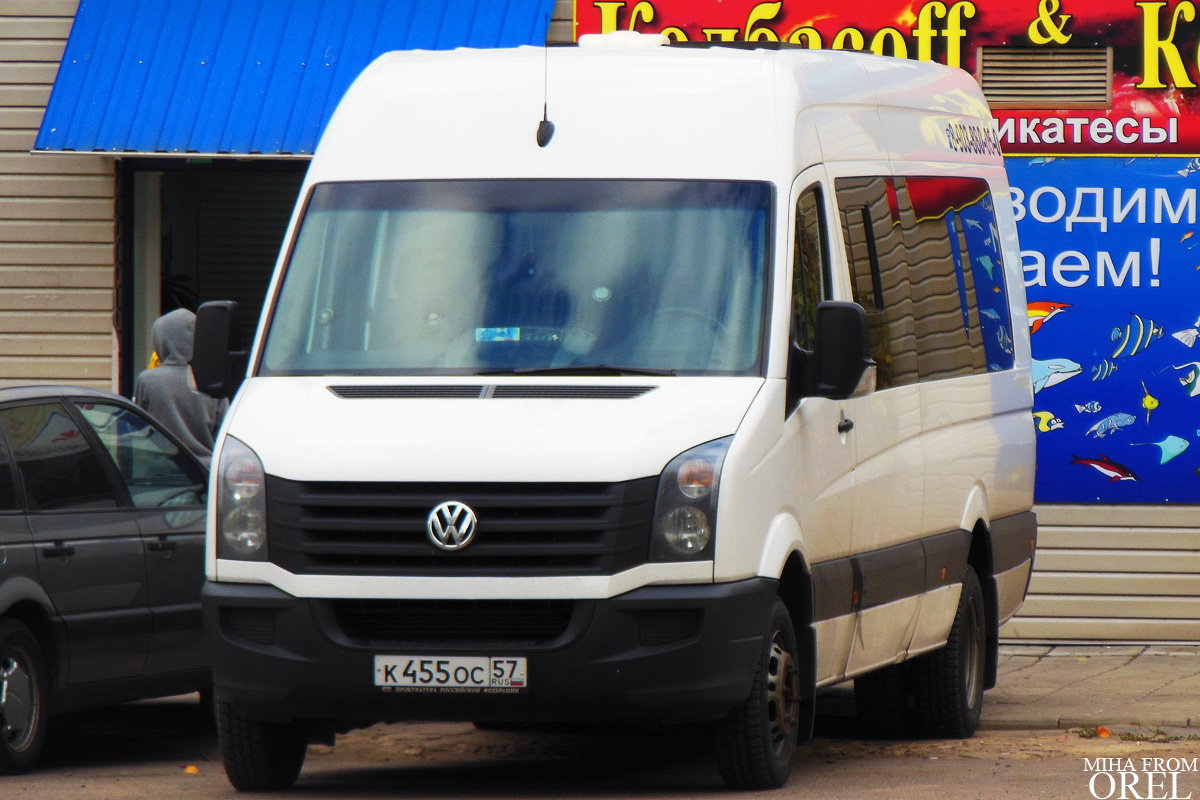 Oryol region, Luidor-22370C (Volkswagen Crafter) # К 455 ОС 57