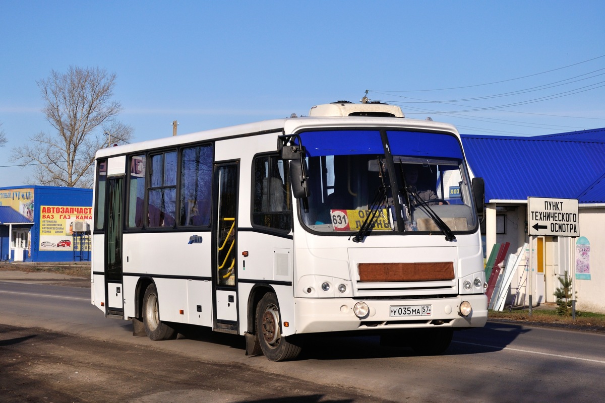 Орловская область, ПАЗ-320402-05 № У 035 МА 57 — Фото — Автобусный транспорт