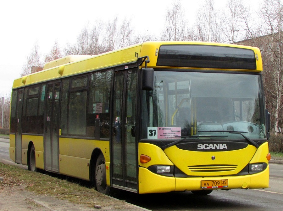 Vologda region, Scania OmniLink I (Scania-St.Petersburg) # АА 709 35