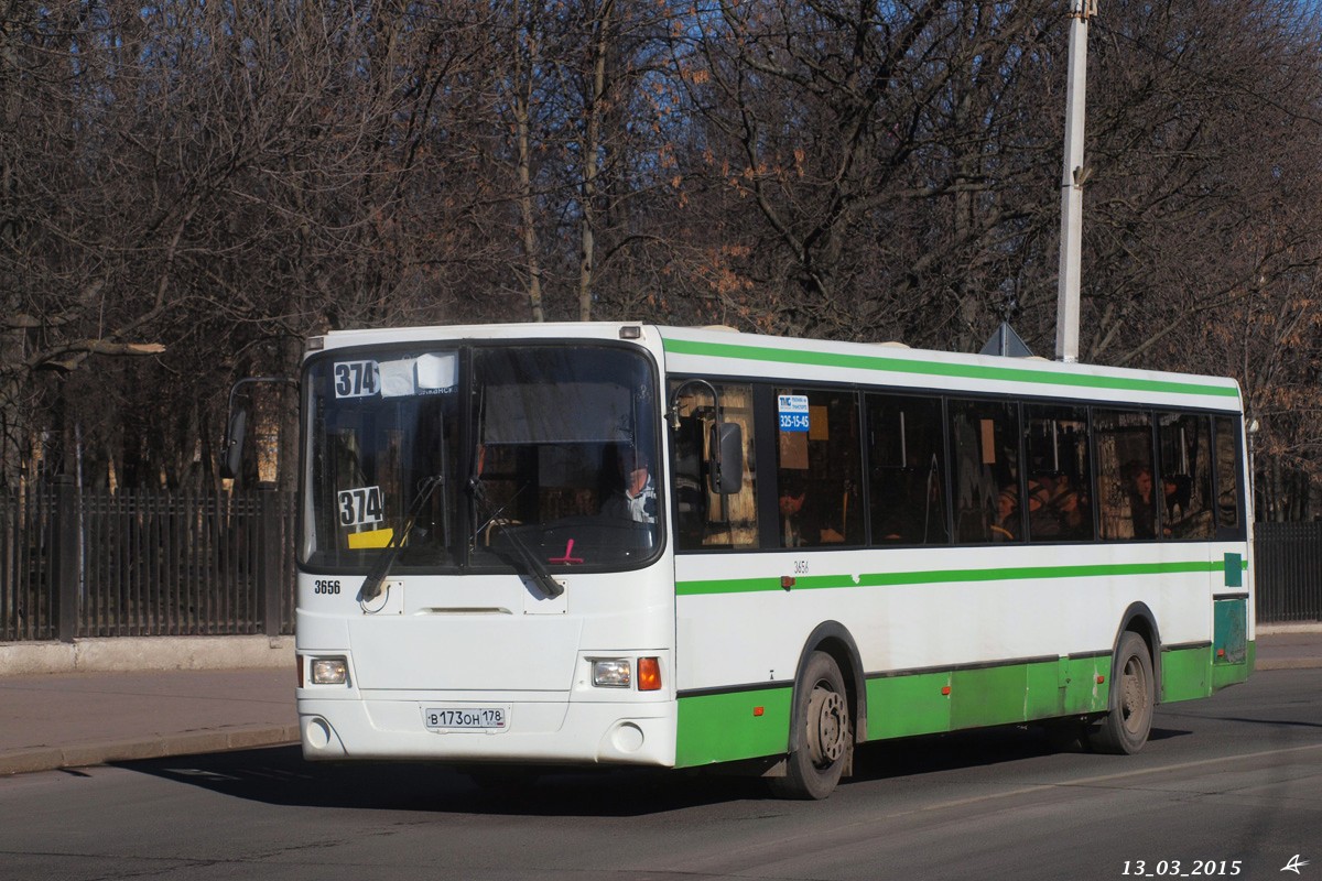 Saint Petersburg, LiAZ-5293.60 # 3656