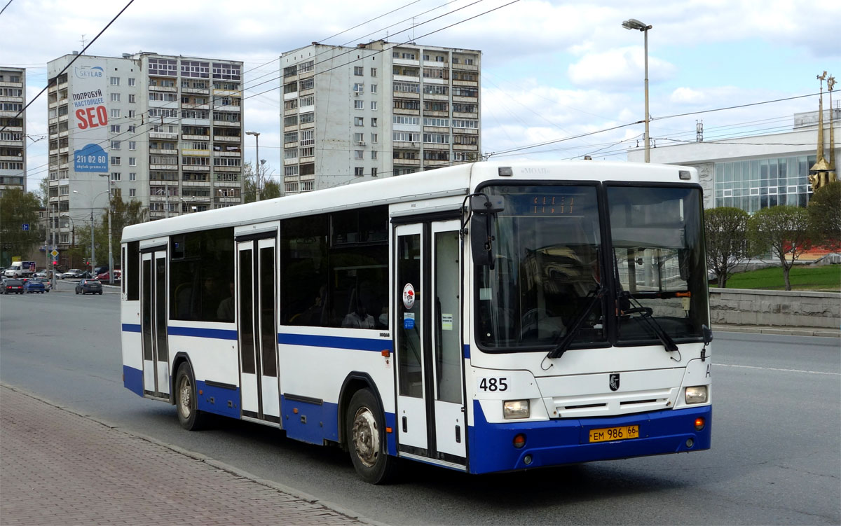 Sverdlovsk region, NefAZ-5299-20-32 # 485
