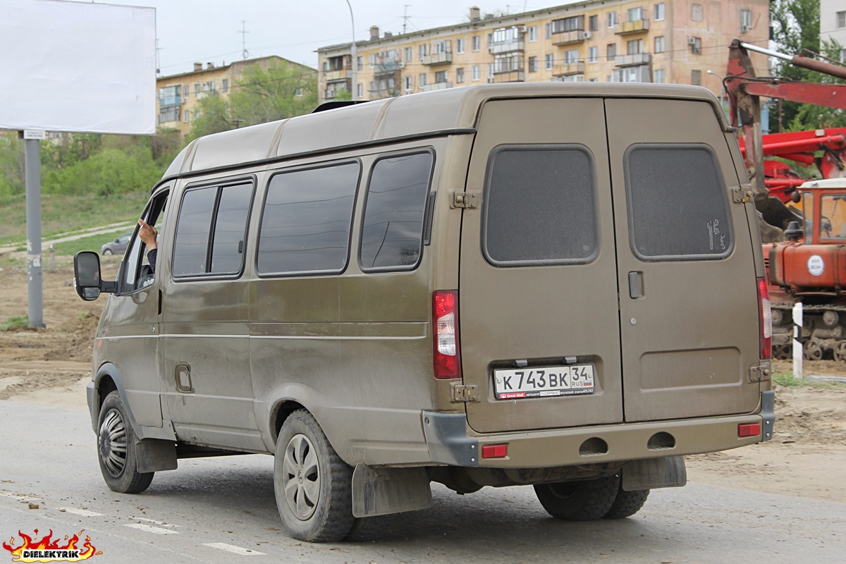 Волгоградская область, ГАЗ-322132 (XTH, X96) № К 743 ВК 34 — Фото —  Автобусный транспорт