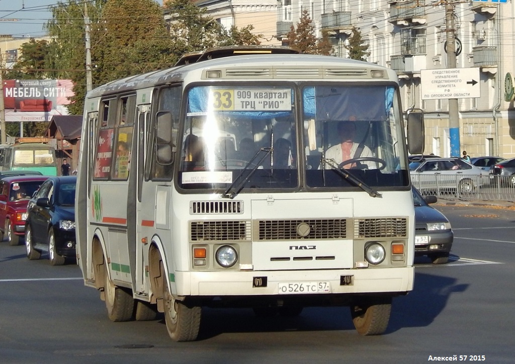 Oryol region, PAZ-32054-07 # О 526 ТС 57