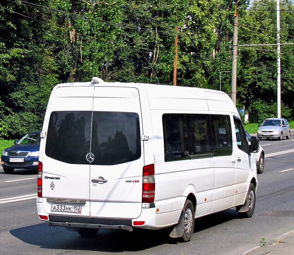 Nizhegorodskaya region, Mercedes-Benz Sprinter W906 311CDI # А 333 НК 152