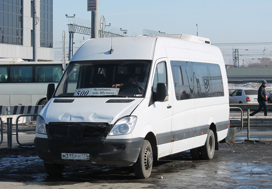 Челябинская область, Луидор-223602 (MB Sprinter) № М 315 РУ 174 — Фото —  Автобусный транспорт