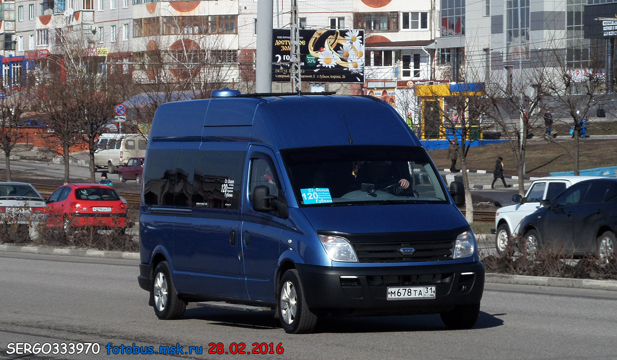 Белгородская область, LDV Maxus (ГАЗ) № М 678 ТА 31 — Фото — Автобусный  транспорт