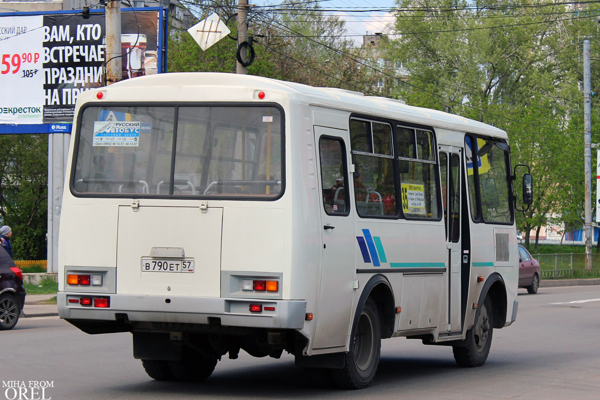 Oryol region, PAZ-32053 # В 790 ЕТ 57