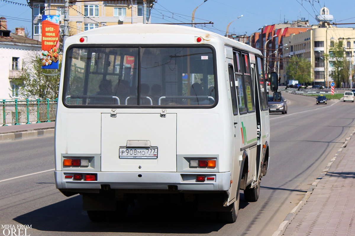 Oryol region, PAZ-32053-110-07 # Р 908 МО 777