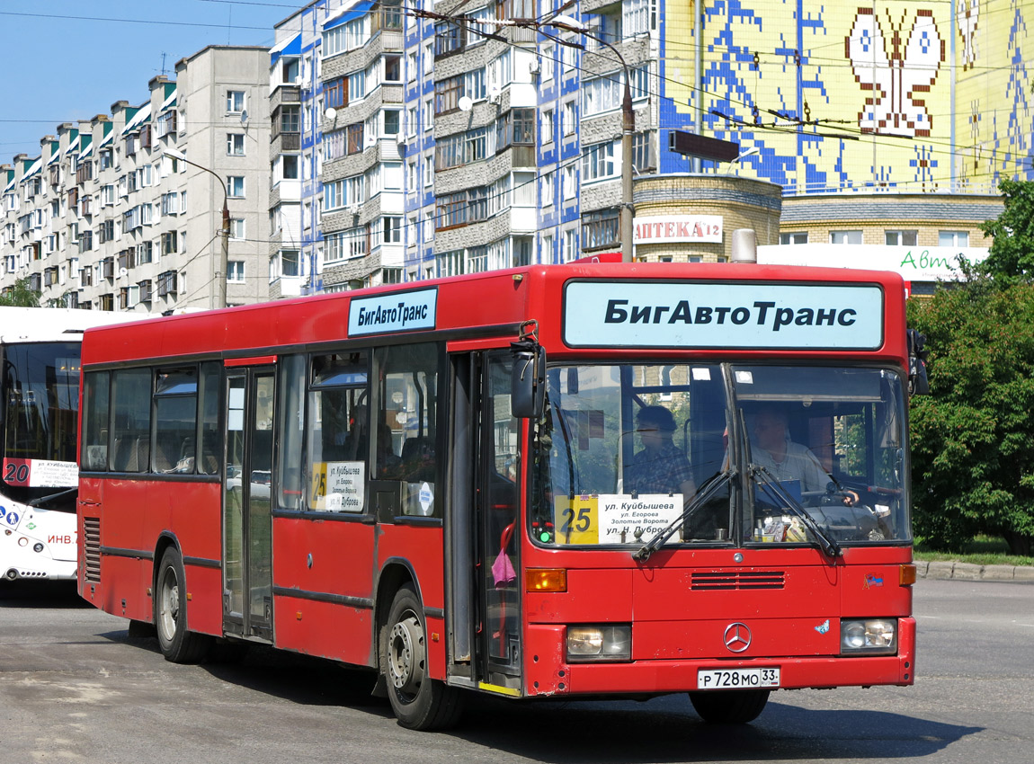 Vladimir region, Mercedes-Benz O405N2 # Р 728 МО 33