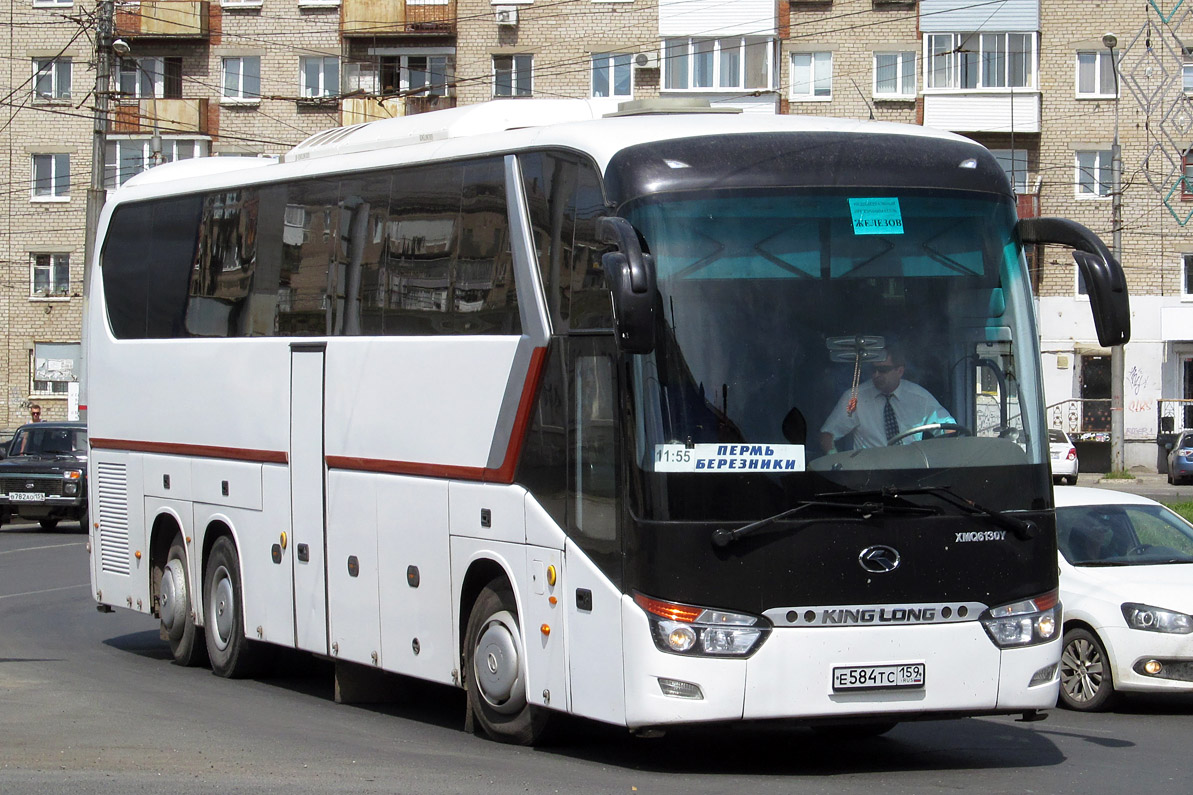 Пермский край, King Long XMQ6130Y № Е 584 ТС 159 — Фото — Автобусный  транспорт