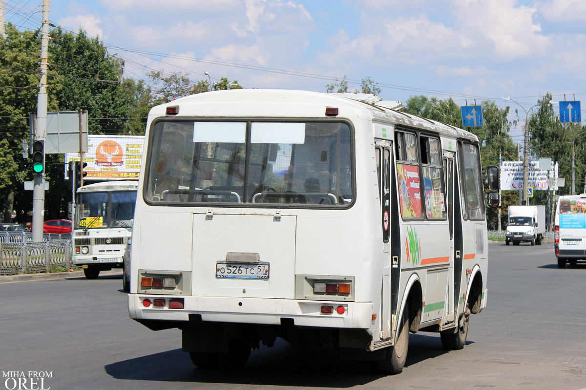 Oryol region, PAZ-32054-07 # О 526 ТС 57