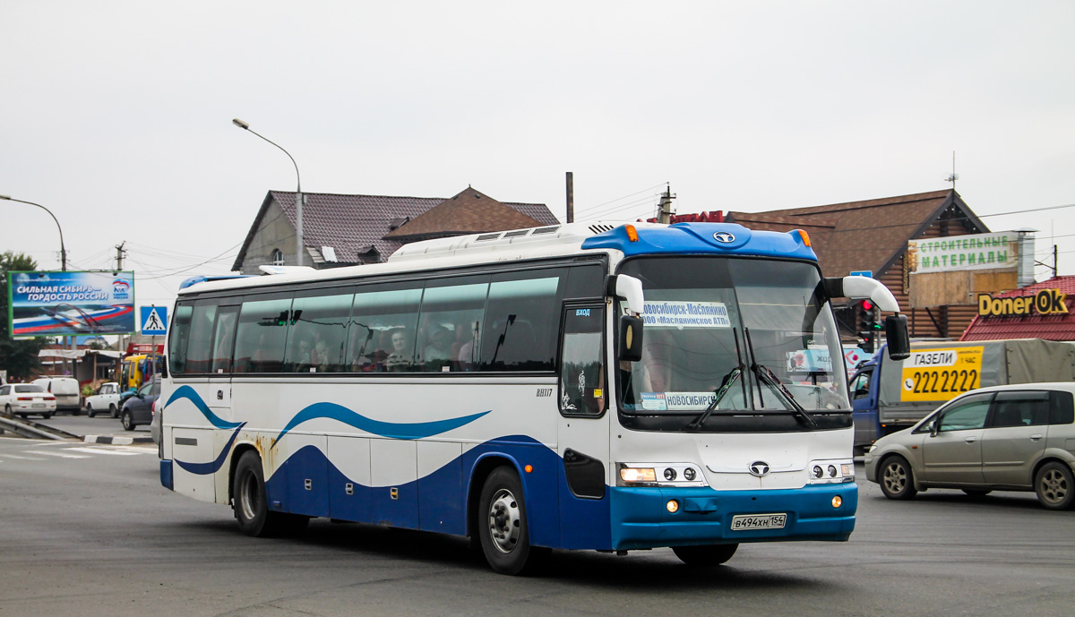 Новосибирская область, Daewoo BH117H № В 494 ХН 154 — Фото — Автобусный  транспорт