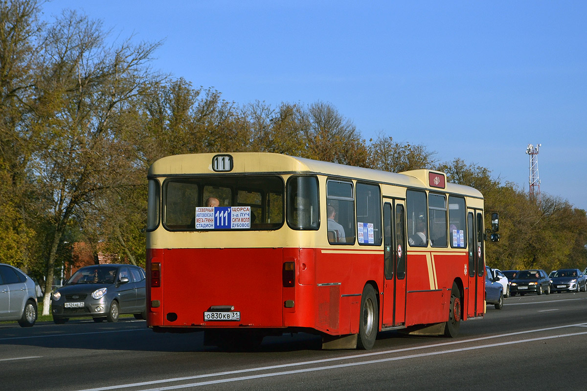 Белгородская область, MAN 192 SL200 № О 830 КВ 31 — Фото — Автобусный  транспорт