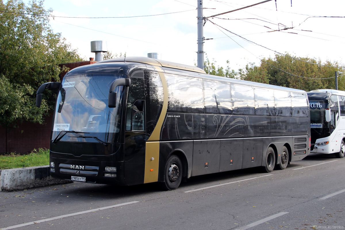 Sevastopol, MAN R08 Lion's Coach L RHC444 L # С 985 ЕУ 197