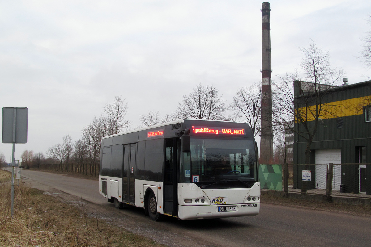 Lithuania, Neoplan N4407 Centroliner # 75