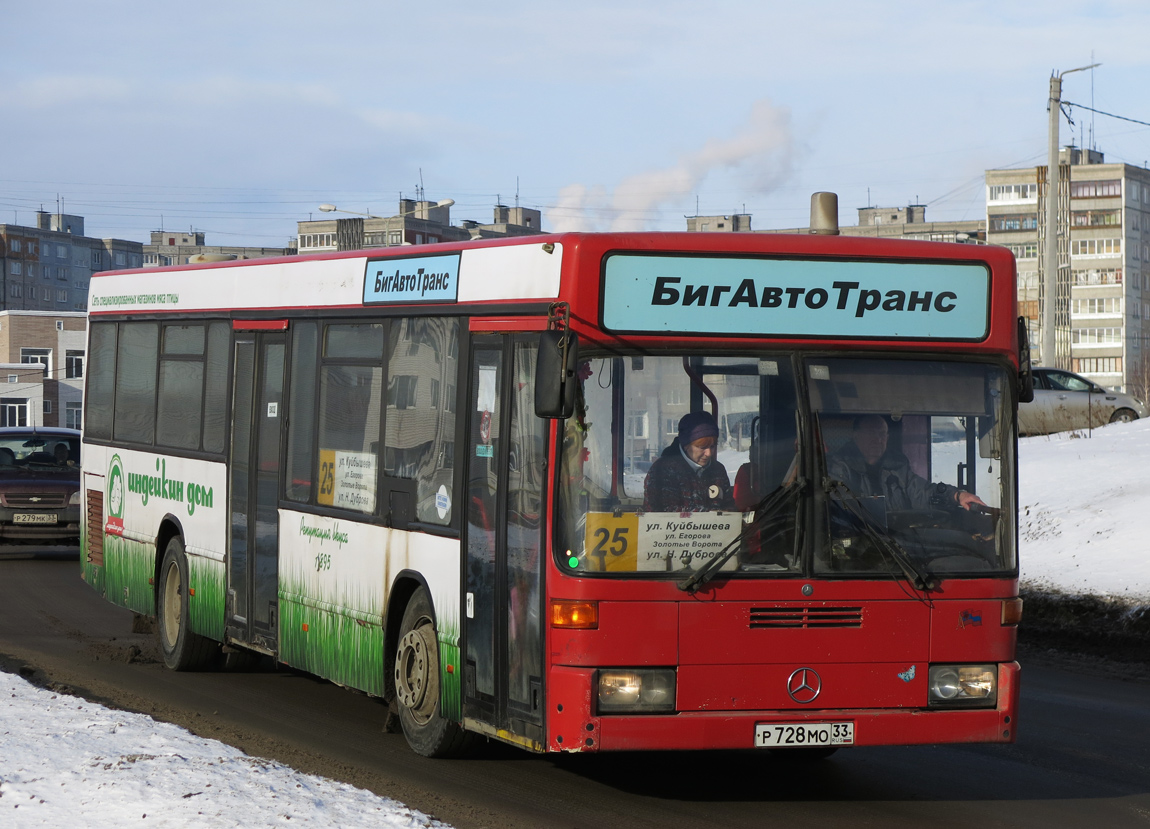 Vladimir region, Mercedes-Benz O405N2 # Р 728 МО 33