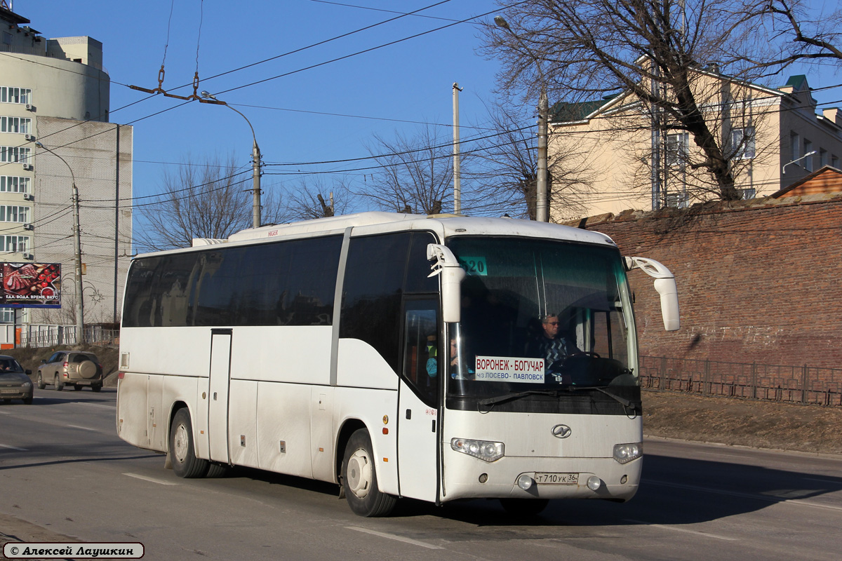 Воронежская область, Higer KLQ6129Q № Т 710 УК 36 — Фото — Автобусный  транспорт