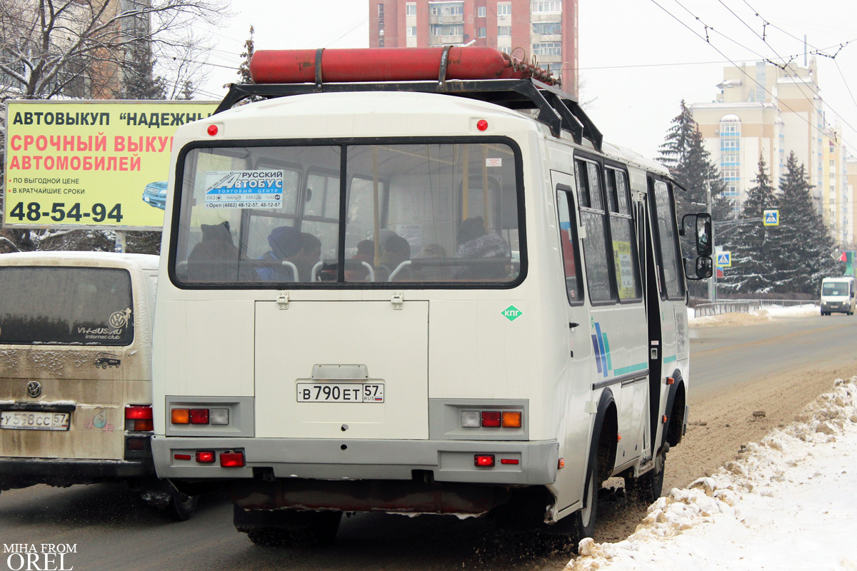 Oryol region, PAZ-32053 # В 790 ЕТ 57