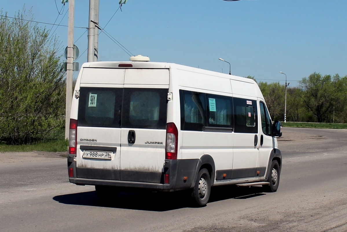 Ставропольский край, Авто Вектор 454222 (Citroёn Jumper) № У 988 НР 26 —  Фото — Автобусный транспорт