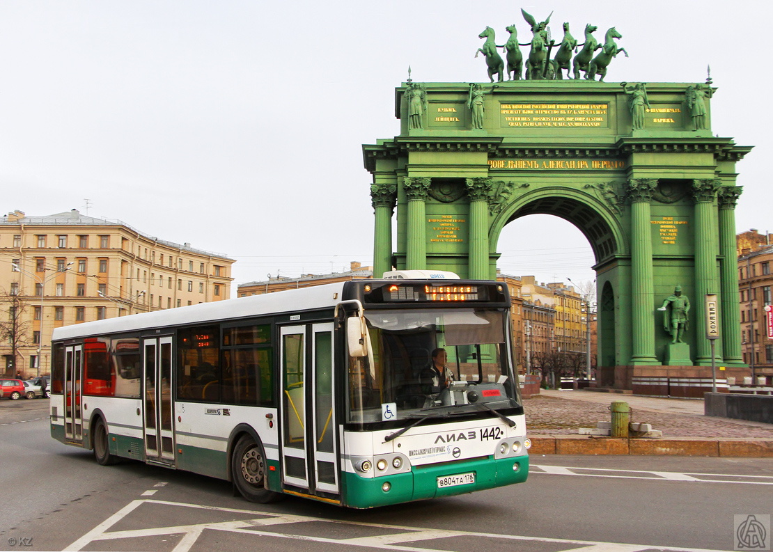 Saint Petersburg, LiAZ-5292.60 # 1442