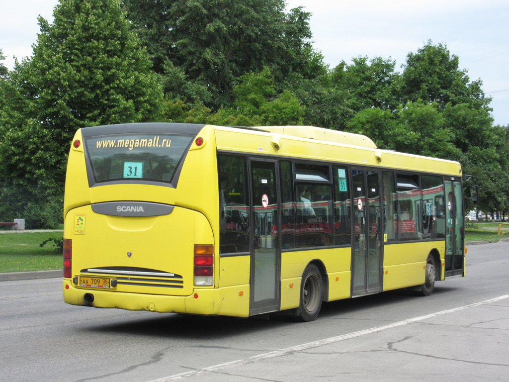 Vologda region, Scania OmniLink I (Scania-St.Petersburg) # АА 709 35
