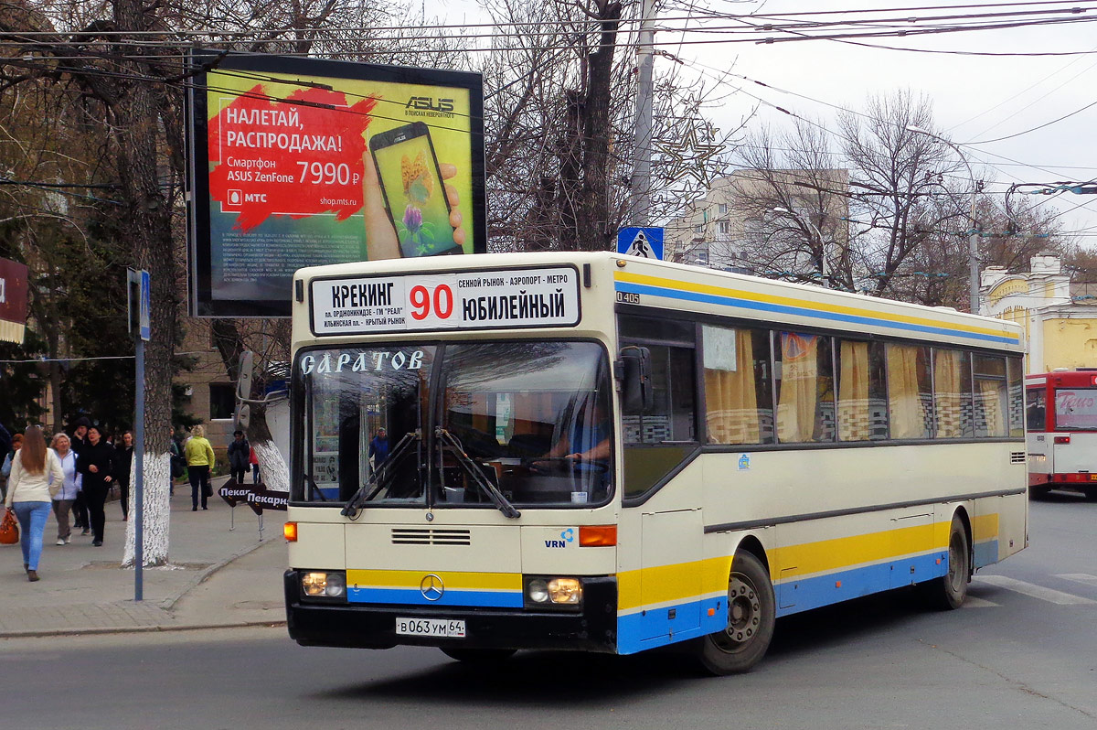 Saratov region, Mercedes-Benz O405 # В 063 УМ 64