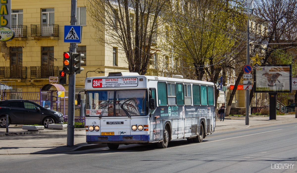 Саратовская область, Scania CN112CLB № АХ 195 64 — Фото — Автобусный  транспорт