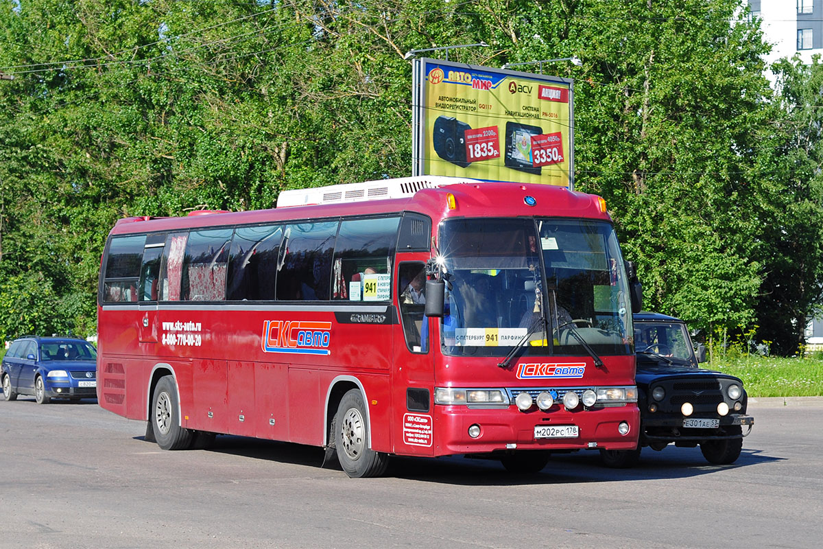 Санкт-Петербург, Kia Granbird KM948 Greenfield № М 202 РС 178 — Фото —  Автобусный транспорт