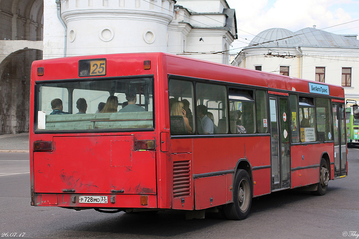 Vladimir region, Mercedes-Benz O405N2 # Р 728 МО 33