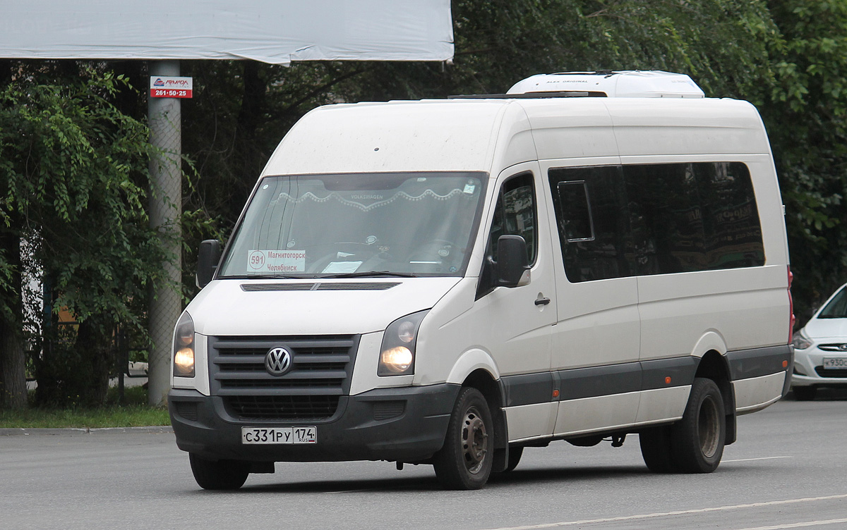 Челябинская область, Луидор-223302 (Volkswagen Crafter) № С 331 РУ 174 —  Фото — Автобусный транспорт