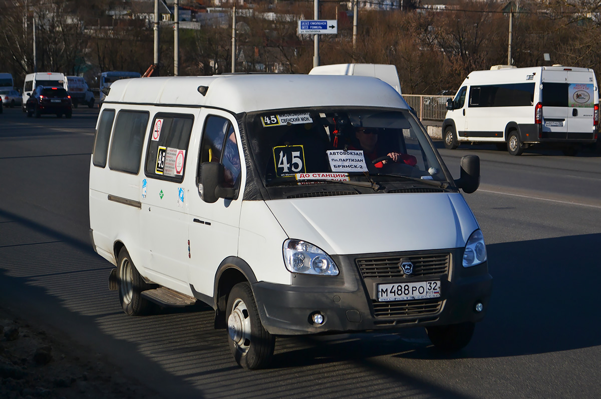 Брянская область, ГАЗ-322135 (X96) № М 488 РО 32 — Фото — Автобусный  транспорт