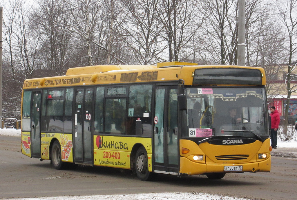 Vologda region, Scania OmniLink I (Scania-St.Petersburg) # Е 180 ЕТ 35