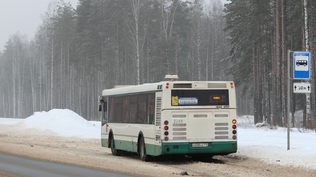 Saint Petersburg, LiAZ-5292.60 # 2249