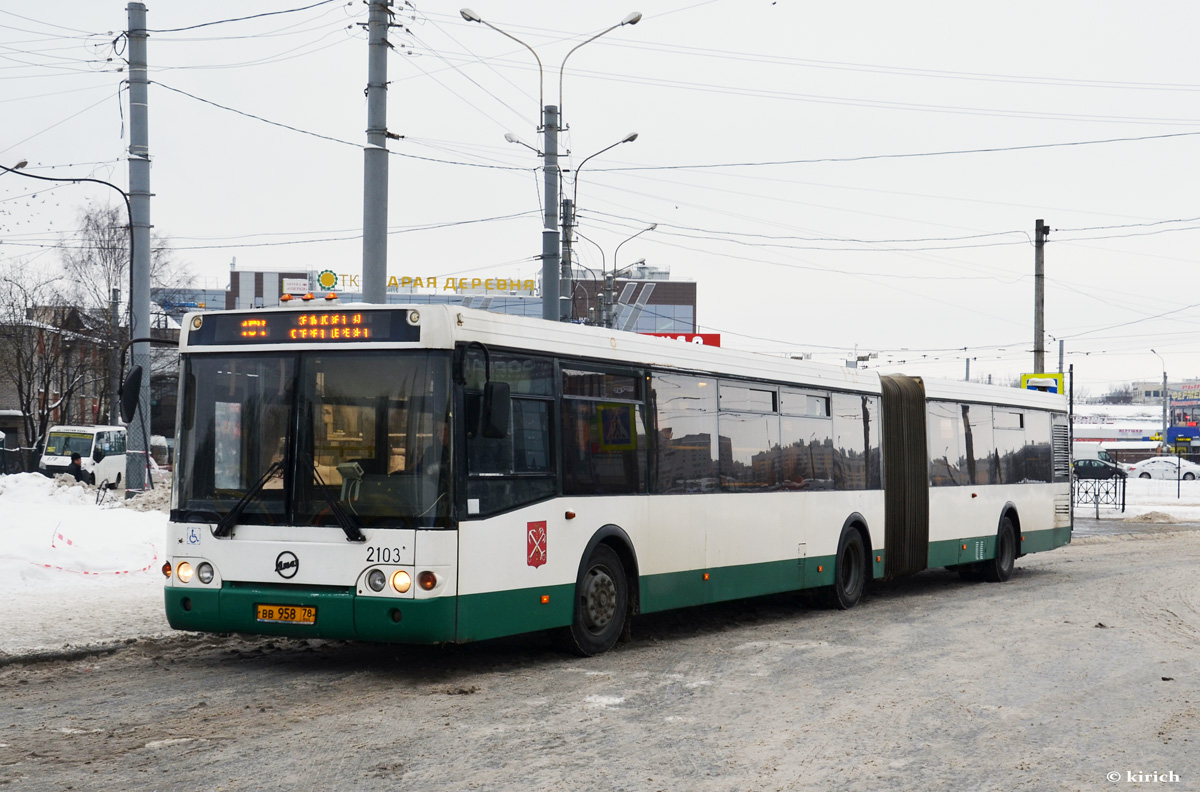 Saint Petersburg, LiAZ-6213.20 # 2103