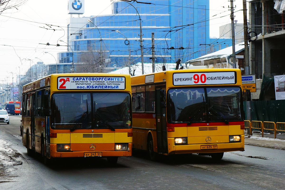 Саратовская область, Mercedes-Benz O405N № АУ 243 64 — Фото — Автобусный  транспорт