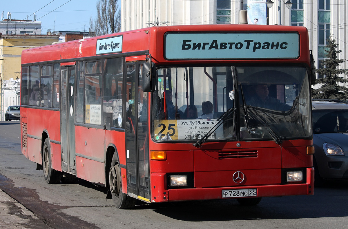 Vladimir region, Mercedes-Benz O405N2 # Р 728 МО 33