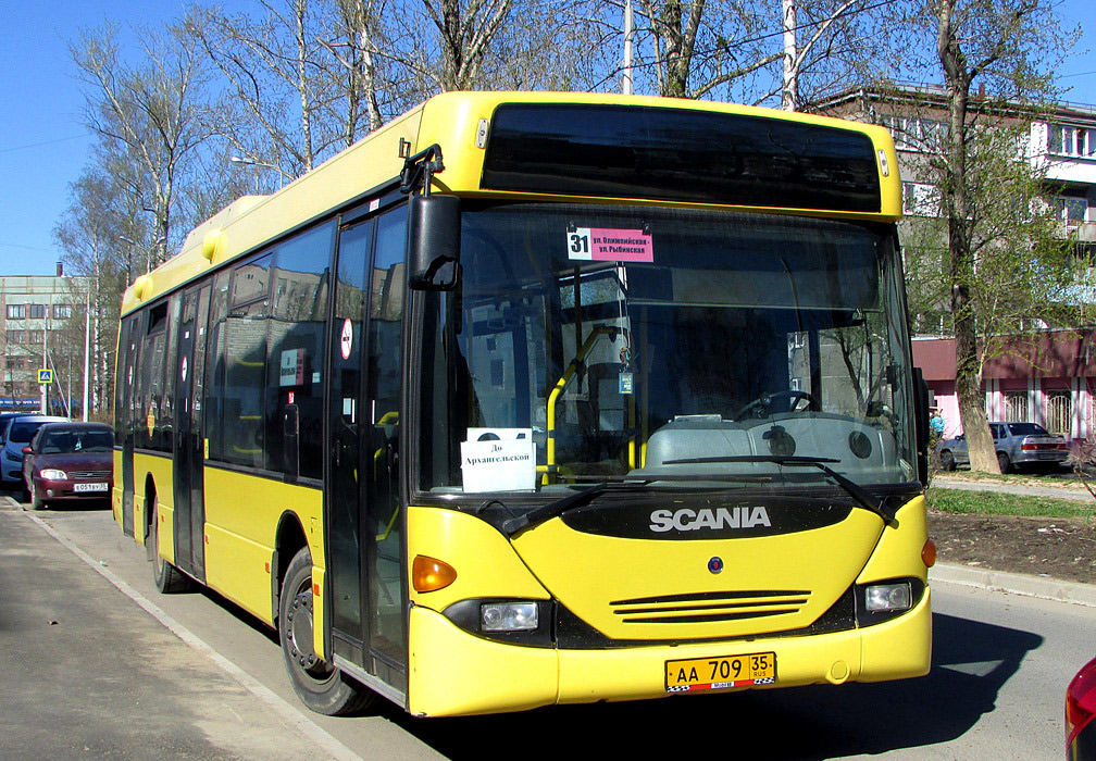 Vologda region, Scania OmniLink I (Scania-St.Petersburg) # АА 709 35
