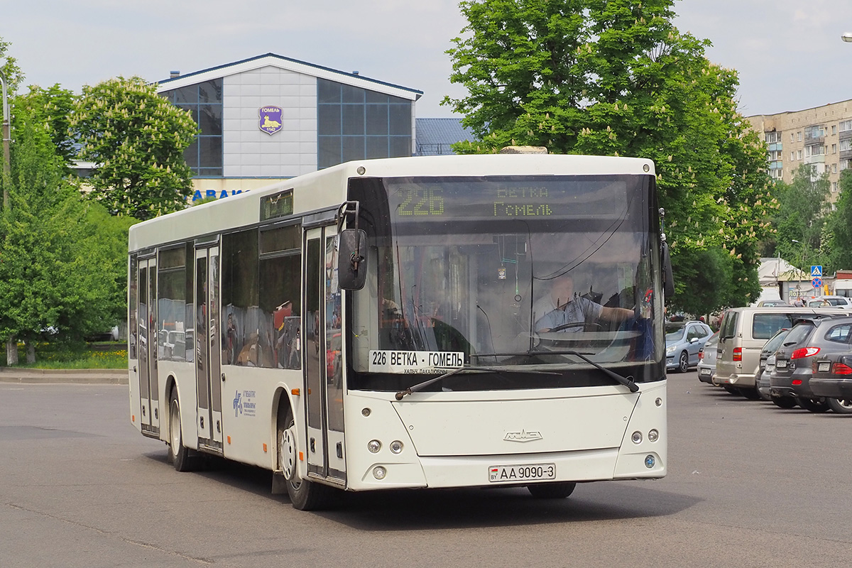 Гомельская область, МАЗ-203.067 № АА 9090-3 — Фото — Автобусный транспорт