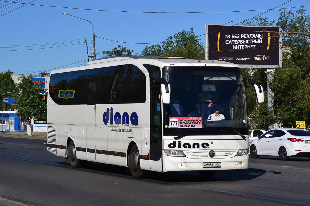 Волгоградская область, Mercedes-Benz O580-15RHD Travego № А 948 АЕ 750 —  Фото — Автобусный транспорт