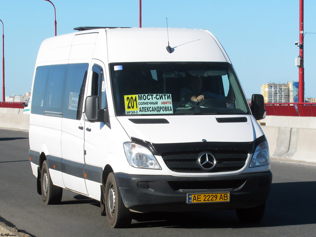 Днепропетровская область, Mercedes-Benz Sprinter 313CDI № AE 2229 AB — Фото  — Автобусный транспорт