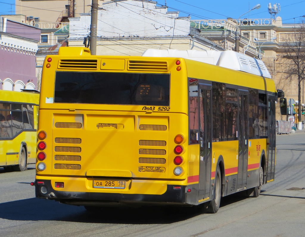 Удмуртия, ЛиАЗ-5292.67 (CNG) № ОА 285 18 — Фото — Автобусный транспорт