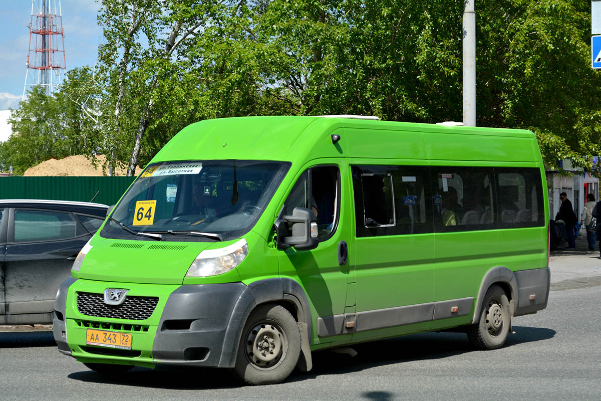 Тюменская область, Нижегородец-2227SK (Peugeot Boxer) № АА 343 72 — Фото —  Автобусный транспорт